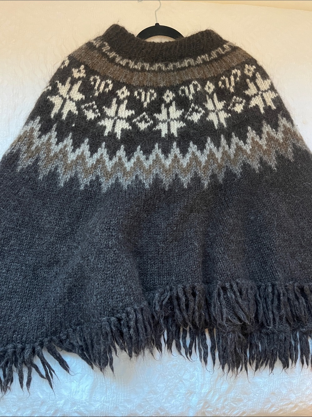 Vintage Icelandic Poncho